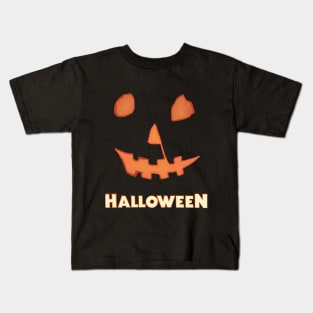 Halloween Jack-o'-Lantern Kids T-Shirt